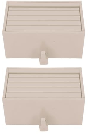 AUNMAS Panel de la Pared del Organizador del Soporte de Llave Cugadora de Llave con Diseño de Garaje de Automóviles Cierre Magnético para la Decoración de la Entrada Al Hogar (Beige)