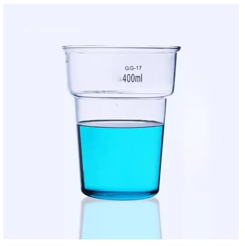 Glassware Labware 250 400ml Beaker Thick Wall Glass Beaker Laboratory Glassware(400ml)