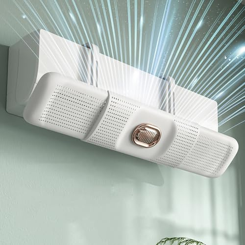 Déflecteur d'aération réglable pour la maison – Déflecteur mural pour climatiseur, design rétractable