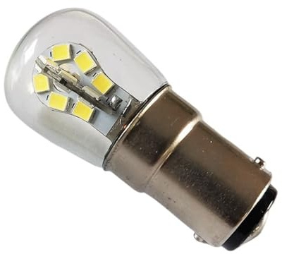 YSJX Lights, Pack of 20, LED Emergency Light Bulb AC220V 3W T22 B15D/E12/E14 No Flicker Petal Light Lamp(Cold White,B15D 48V)