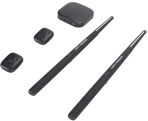 Virtual Reality Drum Set, 8pcs ABS Electronic Beating Set Tragbares VR Drum Kit mit 3D -Bewegungsemerkennungstechnologie für Anfänger Erwachsene