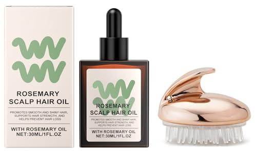 Veganes Bartöl mit Arganöl+Massagekamm, Jojobaöl & Sonnenblumenöl – Hair Oil für trockenes Haar – Für geschmeidige und glänzende Haare, Lampenhaar verbessert Frizz (1pcs, green)