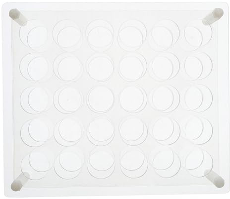 Cabilock Organisateur de Maquillage Acrylique Emplacements Support Lèvres Transparent Moderne Stable pour Cosmétiques et Rouges à Lèvres