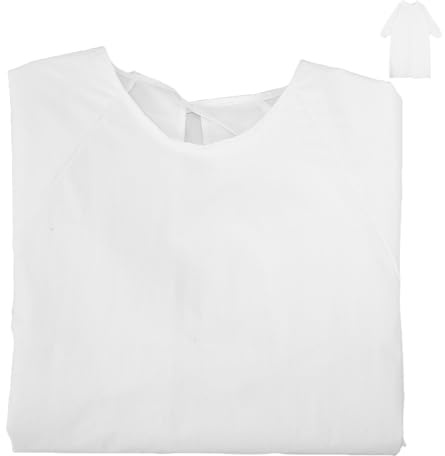 Baluue Delantal Cocina Manga Larga Protección Aceite y Agua Ajustable Espalda para Cocinar Hornear y Bricolaje Hogar