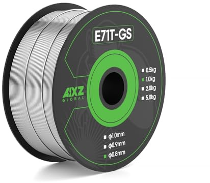 Flux Core Welding Wire, E71T-GS .030-Inch Diameter 2-Pound Gasless MIG Wire Spool with Low Splatter for Outdoor, All Position Gas Free Welding