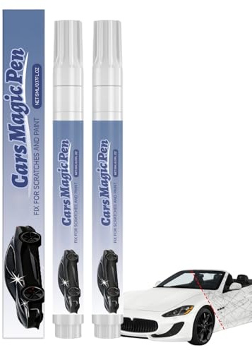 2Pcs Kratzer Entferner Auto,Lackstift Auto,Kratzer Reparatur Stift,Felgen Lackstift für kleine Kratzer und Steinschläge,Auto-Retuschierstift zur Kratzerreparatur,Geeignet für Stoßstange Türen