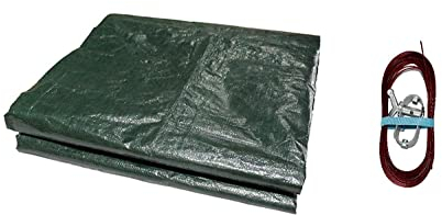 Pool Abdeckplane Poolplane mit 90g/m² für Rundbecken mit Durchmesser bis 500 cm