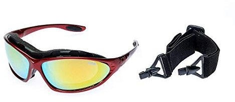 Ravs Sportbrille Skibrille für Allwetter mit 70% Kontrastverstärkung inkl. Softbag