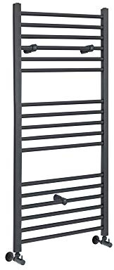 Hudson Reed Artle - Handtuchheizkörper 1200mm x 600mm in Anthrazit