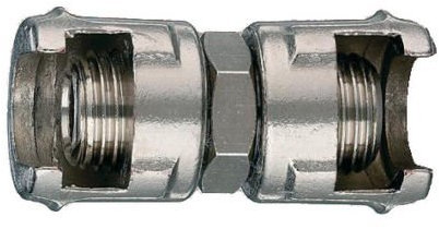 ANI Raccordo di Giunzione con 2 Dadi FRESATI 12 Tubo Aria COMPRESSA Compressor