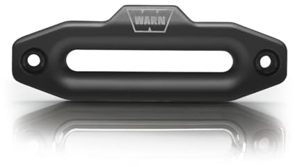 WARN 100333 Accessoire de treuil : Guide-câble Premium 2,5 cm Noir