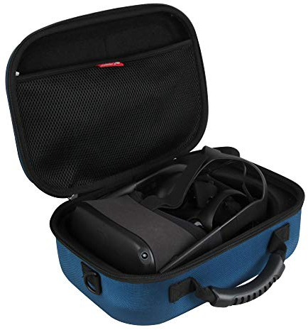 Hermitshell Hard Travel Case for Meta Quest 2/Oculus Quest 2/ Oculus Quest All-in-one VR Gaming Headset (Blue)