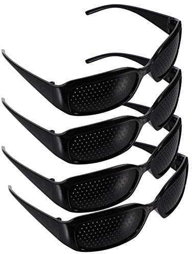 Artibetter Gafas Oftálmicas para Ocluder de Ojos Terapia con Agujereados Terapia Chakra Gafas Curativas Lentes para Ojos Perezosos Ambliopía Visión