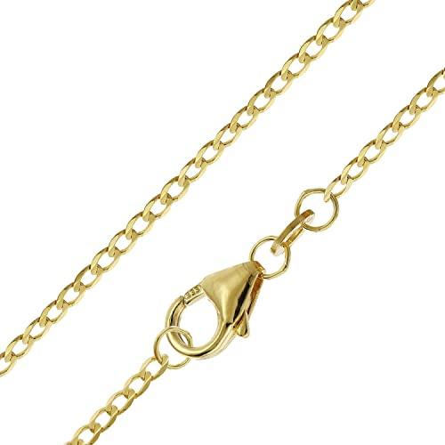 trendor Panzerkette für Anhänger Gold 333/8K Collierkette 1,6 mm 35683 | Halsschmuck für Damen, wunderschönes Accessoire,