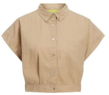 JACK & JONES Dam JJXX JXPENNY linne SL tröja WVN LN skjortblus, Incense, M