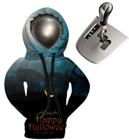 Kapuzenpullover für Schaltknauf, Kapuzenpullover für Gangschaltung, Halloween-Kapuzenpullover, Schalthebelabdeckung, Schaltknopf, D