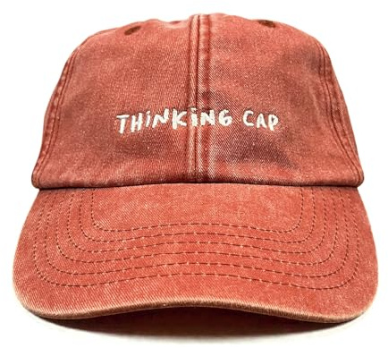 Vivian Flytrap Unisex Thinking Cap Tvättad Broderad Baseballkeps - Coral