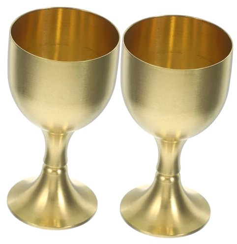 Cabilock 1 Set Coppa Sacrificale Rame Decorativi Per Offerte Spirituali Per E Cerimonie Buddiste 2 Pezzi