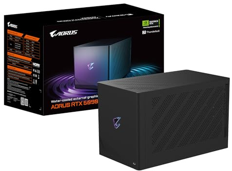 GIGABYTE AORUS RTX 5090 AI BOX Scheda Grafica – 32 GB GDDR7, 512 bit, PCI-E 5.0, frequenza core 2407 MHz, 3 x DP 2.1, 1 x HDMI 2.1, GV-N5090IXEB-32GD 1.0