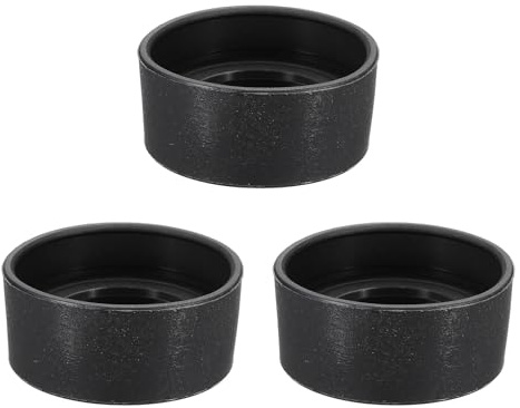 PATIKIL 34-37 mm Okular-Augenmuscheln 3 Stück Gummi-Okular-Abdeckungen Für Stereo-Mikroskop Teleskop Zielfernrohr Schwarz