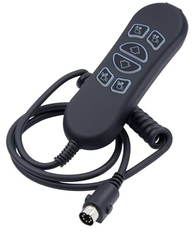 SitzKraft HSW306 Conpatible 6 Button 7 Pin Remote Controller Replacement Hand Wand for Power Recliner (Version A)