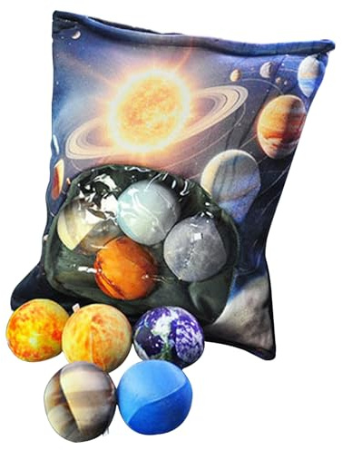 Almohada Peluche Espacial,Cojín Suave De Muñeca Bonito, Decoración Para Habitación - Peluches De Planetas Rellenos, Habitación Infantil | Para Cumpleaños Navidad Niños Y Niñas Hogar Oficina Salón