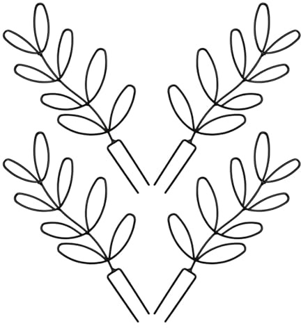 YARNOW Lot de 4 Treillis Métalliques à Feuilles Vertes 145 X 315 CM – Support pour Plantes Grimpantes en Pot Résistant aux Intempéries Cadre de Croissance pour Jardin Balcon et