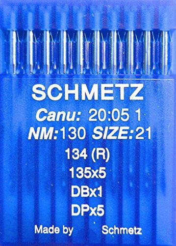 SCHMETZ 10 Rundkolben Nähmaschinen Nadeln System 134 (R) Industrie St. 130