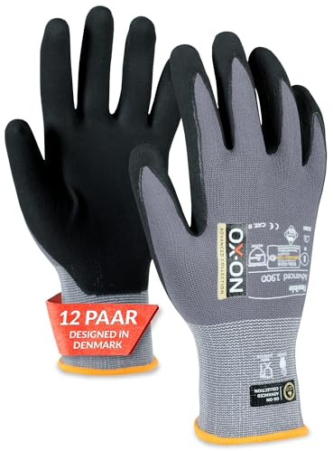 Grey OX-ON Flexible Advanced 1900 Gloves