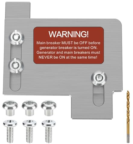 PFCKE Generator Interlock Kit Compatible with Horizontal Main Cutler Hammer Only CH Series TAN Breaker 150 or 200 amp Panels, 1 1/2 Spacing Between Main and Branch Breaker(EAT-CH200A)
