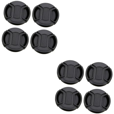 Garneck 8pcs Lens Cover Replacement for Camera Splashproof Lens Protector for Outdoor Photography