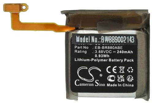 vhbw Batería Compatible con Samsung Galaxy Watch 4 (40mm) smartwatch | reloj de actividad (240 mAh, 3,88 V, Li-poli)