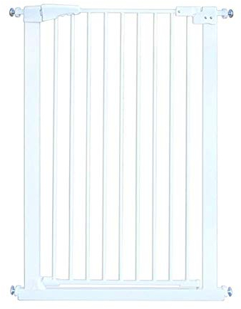 Sicherheitsverlängerungen, Tür-Laufgitter für Haustiere, 110 cm, extra hohe Metall-Schutzgitter für Treppen, Flure, druckmontierte Durchgangstore, selbstschließend