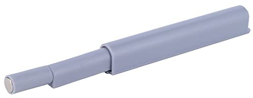 Türriegeldämpfer, Schubladendämpfer, Magnetische Druckriegel, Türdämpfer, Küchenschrank, Tür, Schublade, Haushaltsbedarf, Kunststoffmaterial, Möbelpolster (Grau, kleine Größe)