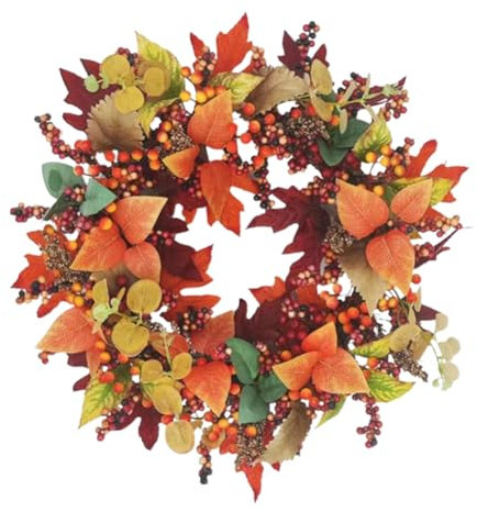 HerbstTürKranz WandKranz,TürkranzHerbst Für Herbstdeko, TürkranzHerbst,35/40/45cm Deko HerbstDekoration Türkranz,Erntedankfest, HerbstTürkranz Für Halloween