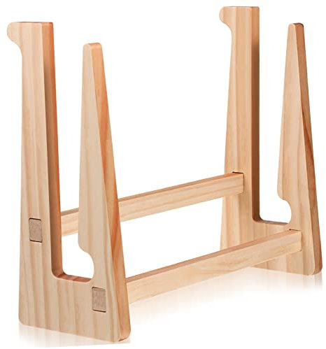 UKCOCO Laptopständer Aus Holz Ergonomischer Laptophalter Für Schreibtisch Und Bett Mit Wärmeableitung Und Aufbewahrungsregal