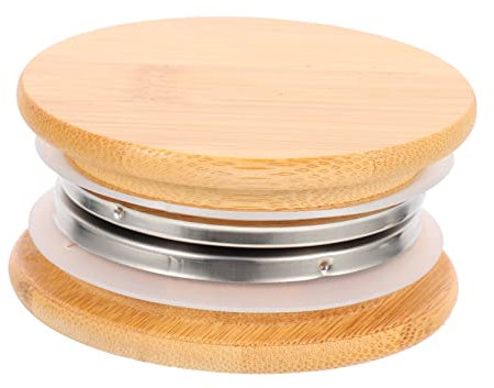 Happyyami Coperchio Della Teiera Di Vetro in Acciaio 2 Pezzi, Copertura Protettiva Per Brocca Resistente All’usura, Coperchio Della Brocca Filtrante Per Uso Quotidiano