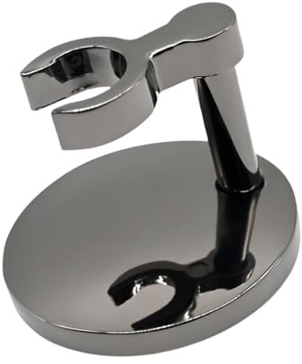 Sharplace Männer Rasierständer Metallstabilität Hochleistungs -Rasur -Accessoire -Rasierbasi, Rasierhalter, Duschbad, Badezimmer, Reisen, Schwarz