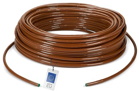 blizz-z Tropfrohr Länge: 100 m (Tropfabstand alle 33 cm) | Wassersparendes Bewässerungssystem (über- und unterirdisch) für Bäume, Grünstreifen, Dachbegrünung - Made in EU