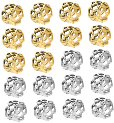 POPETPOP 20 Pinces à Cheveux Rétro en Alliage de Zinc pour Cheveux Longs et Bouclés, Style Ethnique, Faciles à Utiliser, pour Fête
