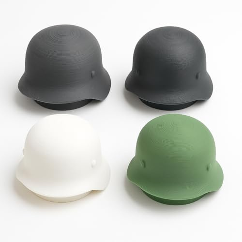 Bierflaschenhelm Insektenschutz, Lustiges Gadget & Wespenschutz für Bierflaschen, Witziges Geschenk für Männer, Grillparty & Garten, 3D-Druck Flaschenaufsatz, Farbauswahl (4, Mix)