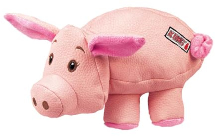 KONG – Phatz™ Pig – Robustes, quietschendes Hundespielzeug – Mittelgroße Hunde