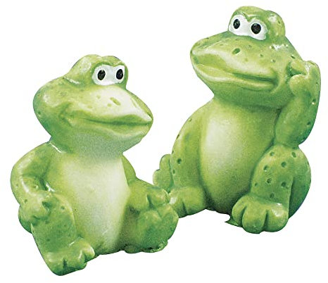 Rayher 8834100 Polyresin-Frosch, 3cm, SB-Btl 2Stück