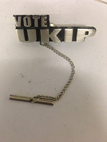 Vote Ukip Pol4 Krawattennadel mit Kette aus englischem modernem Zinn
