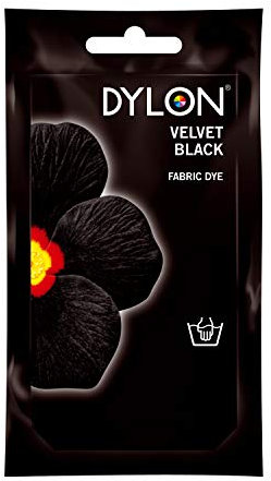 Dylon Wash & Dye-Velvet Black, 4-Pack
