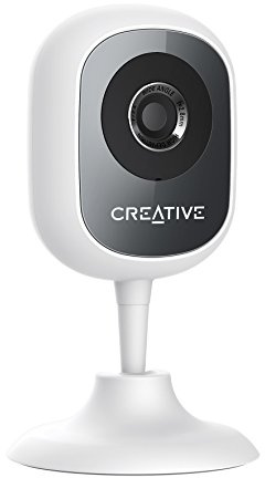Creative Labs Live! CAM IP SmartHD - Cámara de vigilancia por WiFi, Color Blanco