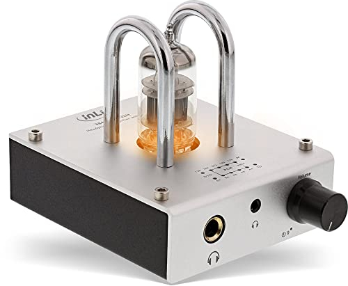 InLine 99206I AmpUSB, Hi-Res AUDIO HiFi DSD Kopfhörer-Röhrenverstärker, USB Digital Audio Konverter, 384kHz/32-Bit