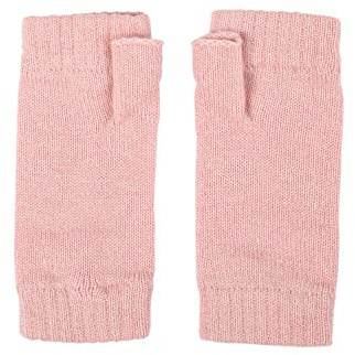 Graham Cashmere Fingerlose Handgelenkwärmer, reines Kaschmir, hergestellt in Schottland, in Geschenkbox, Bubble Gum
