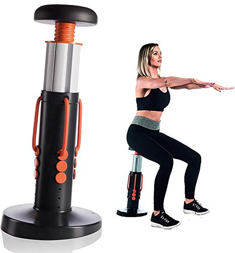 Yajun Sissy Squat Kniebeugen Trainer Höhenverstellbare Turnhalle Workout Butt Core Beine Oberschenkel Maschine Stärken und Straffen Sie die Muskeln zu Hause