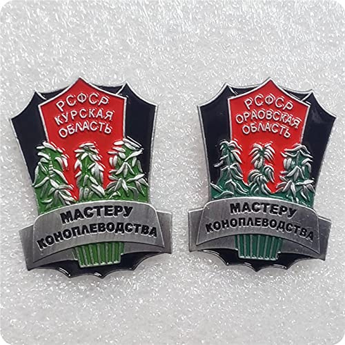 WLTY CCCP Brosche UDSSR Farmer Master Grower Award Abzeichen Metal Classics Union Emblem